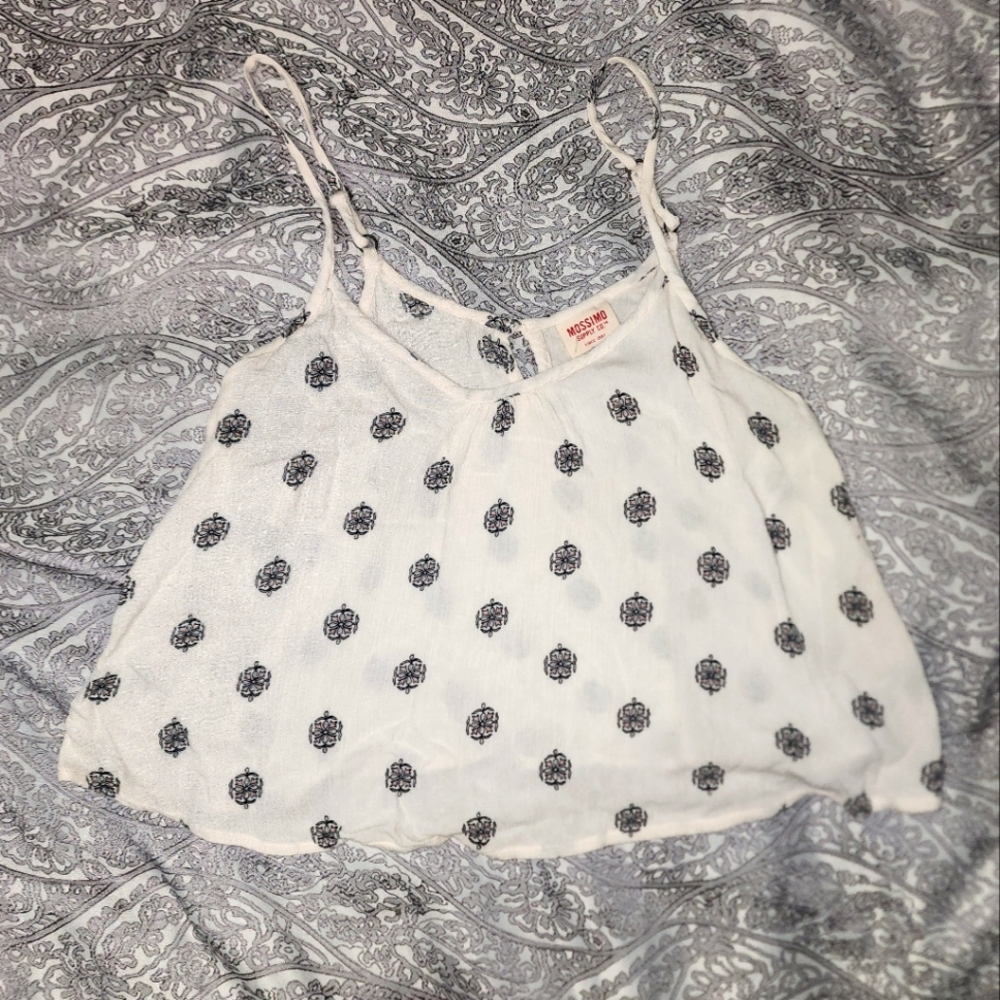 Mossimo flowy crop top